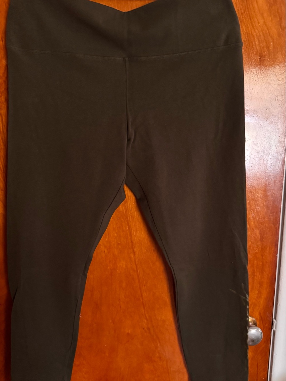 PINK Victoria's Secret Dark Green High-Waist Leggings